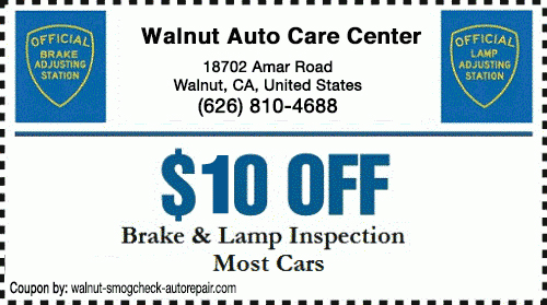 Brake and Lamp Coupon Walnut