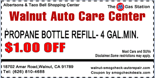 Propane Bottle Coupon Walnut